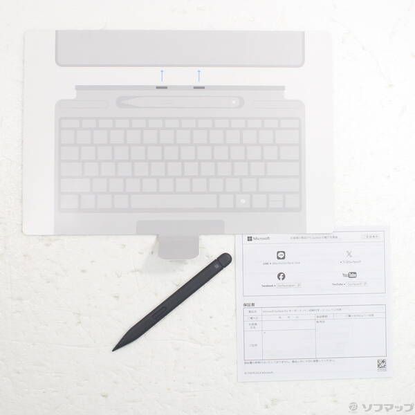 〔 〕 Surface Pro キーボード ペン収納 スリムペン付き ブラック 344 CHRISTIANNAURATH_COM_BR