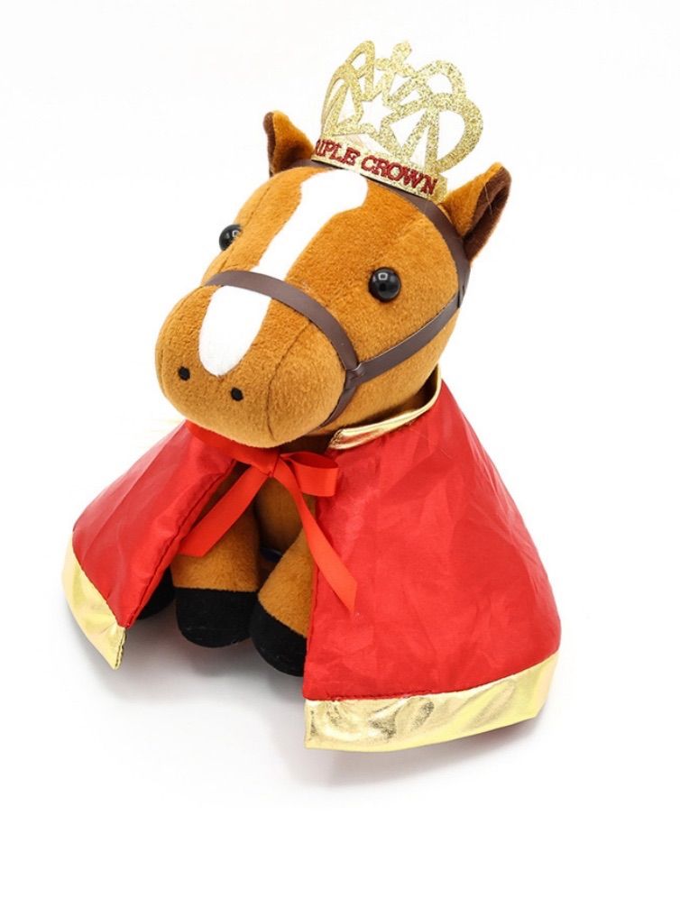 【稀少品】オルフェーヴル ウマ娘 馬ぬいぐるみ アイドルホース 競馬AVANTI 競馬］オルフェーヴル・アイドルホース10周年記念ぬいぐるみ