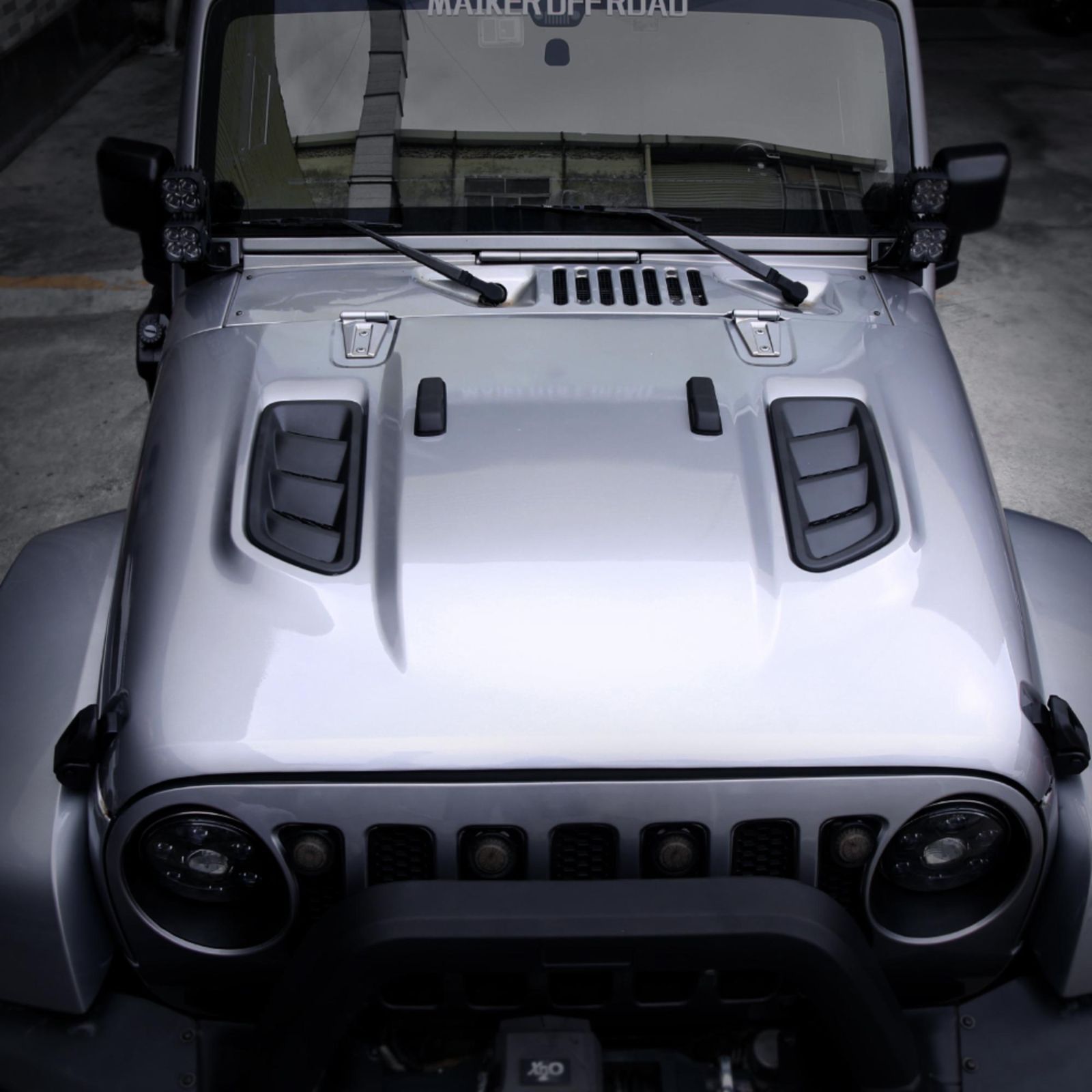 ラングラー JK ボンネット JL風 JLスタイル フード ジープ JEEP