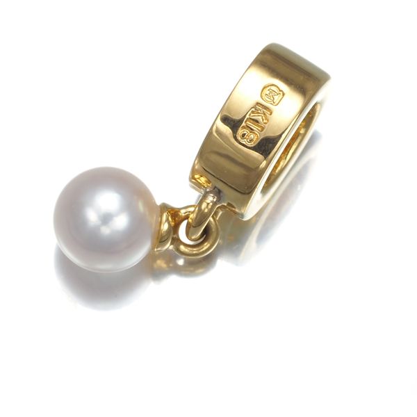 ミキモト ペンダントトップ ベビーパール 真珠 4.2mm K18YG #169025  