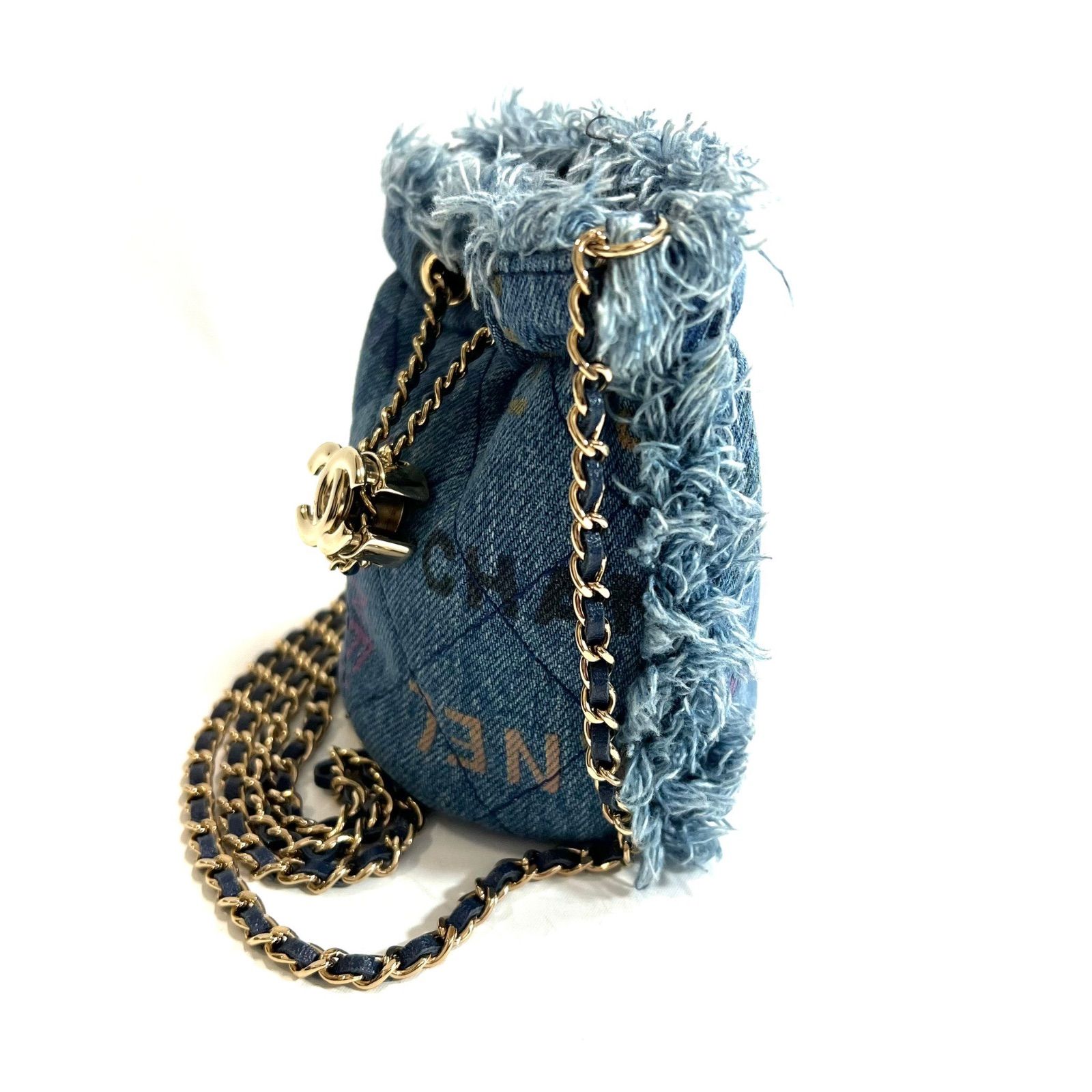 CHANEL シャネル チェーンショルダーバッグ ミニバケットバッグ
