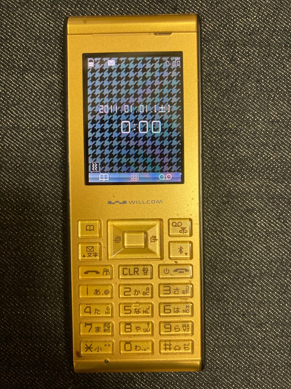 WILLCOM】SOCIUS WX01S ゴールド【スマホ子機】 - メルカリ