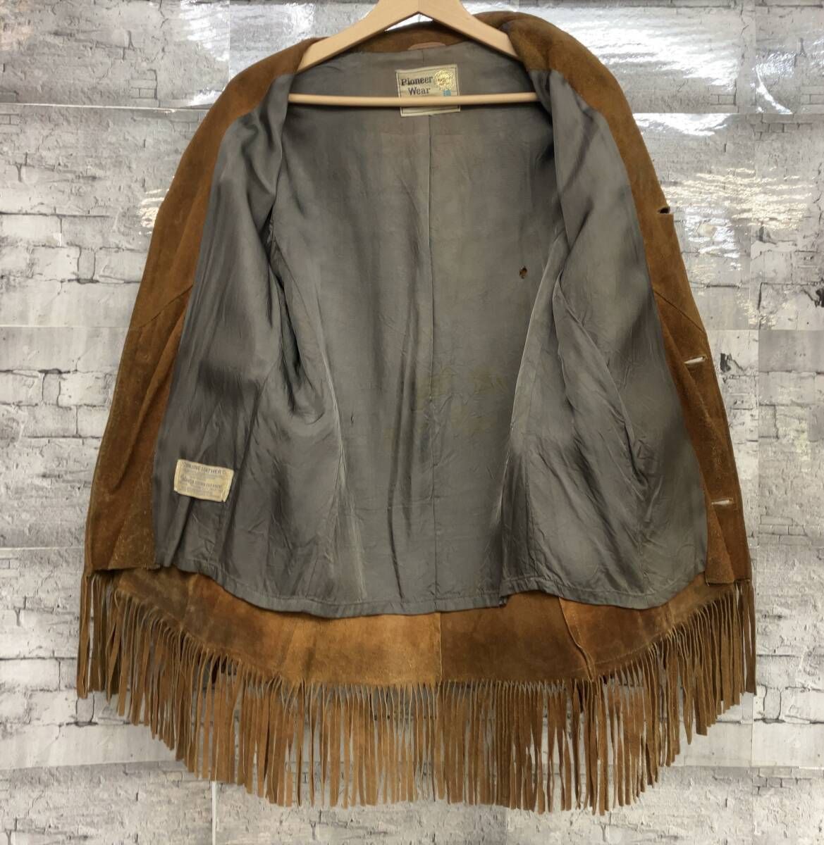 Pioneer Wear パイオニアウェア フリンジ ウエスタン レザー