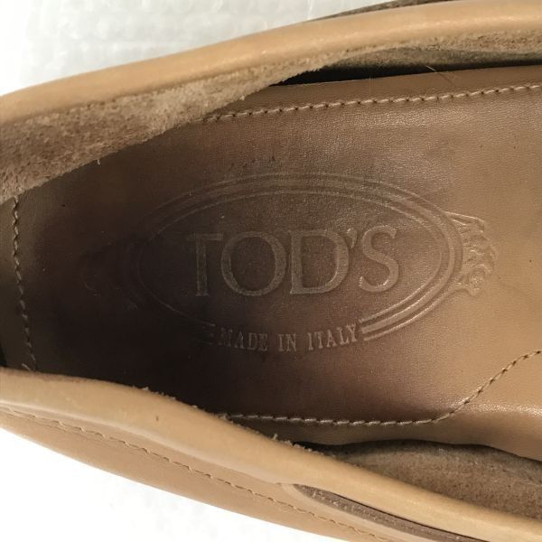 イタリア製★トッズ/TOD'S★本革/ドライビングシューズ【38.5/24.0-24.5/茶/BROWN】Shoes◆cF-144  #BUZZBERG