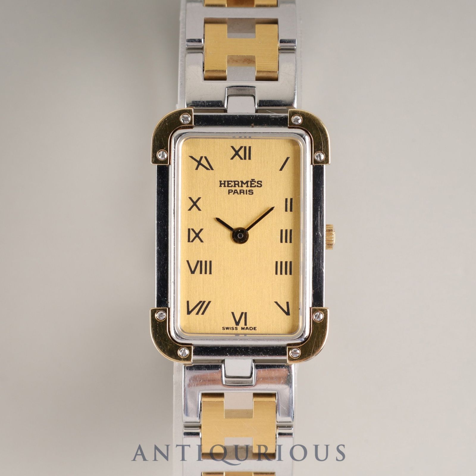 エルメス クロアジュール CR1.240 クォーツ Cal.976.001 SS/GP SS/GP  