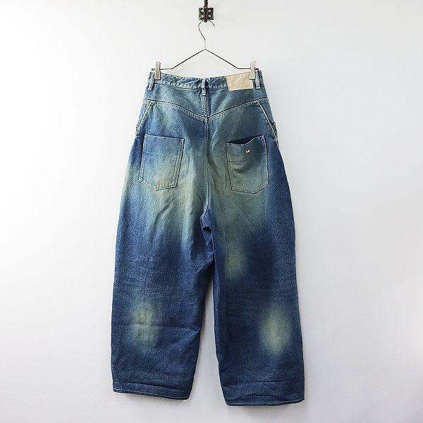 美品☆ミナペルホネンalwaysデニム ワイドパンツブルー 40 ミナペルホネンalwaysデニム ブルー 40 mina perhonen ミナペルホネン