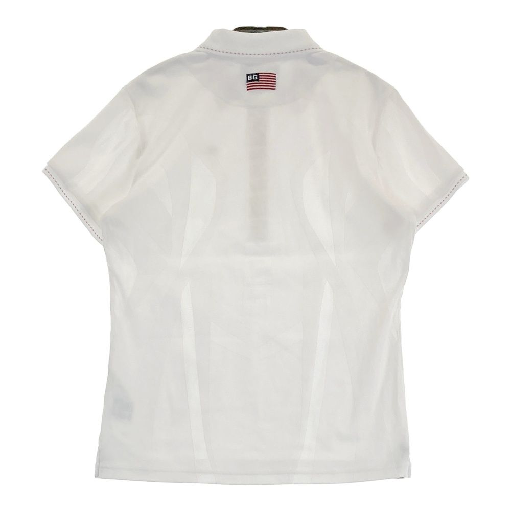 サイズ S BRIEFING GOLF ブリーフィング モデル 半袖ポロシャツ 総柄 ホワイト系 240101536831 ゴルフウェア レディース ストスト