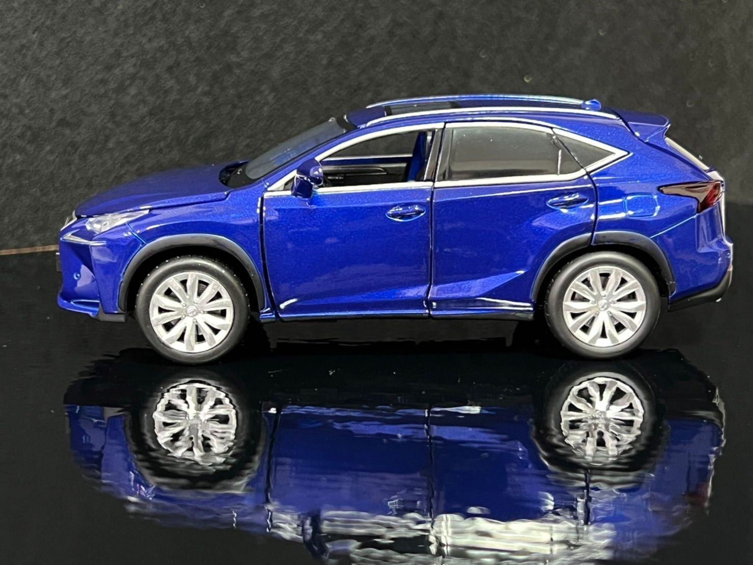 Lexus NX F SPORT ミニカー 青 レクサス NX 350h F SPORT ヒートブルーコントラストレイヤ