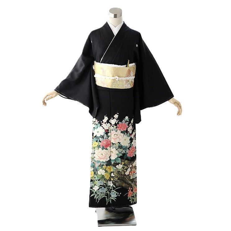 正規品販売！ 身長154-169cm 色留袖 三つ紋 振袖 – it-057（色留袖【No.3007】 着物・浴衣