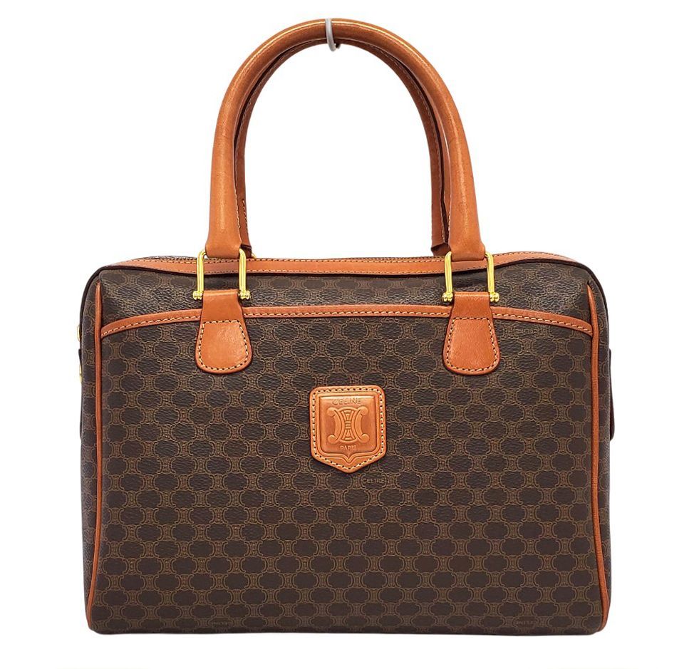 D2876◇極美品【CELINE セリーヌ】マカダム柄 ハンドバッグ