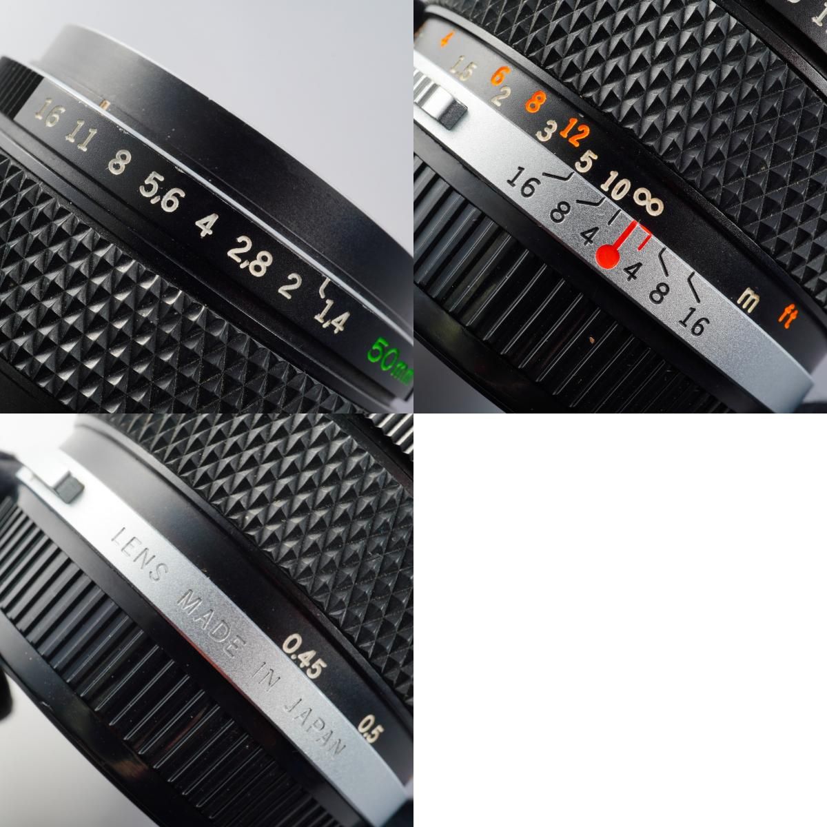 Olympus AUTO-S 50mm f/1.4レンズ　ジャンク品 ジャンク】 OLYMPUS オリンパス OM-System G.Zuiko auto-s 50mm F/1.4