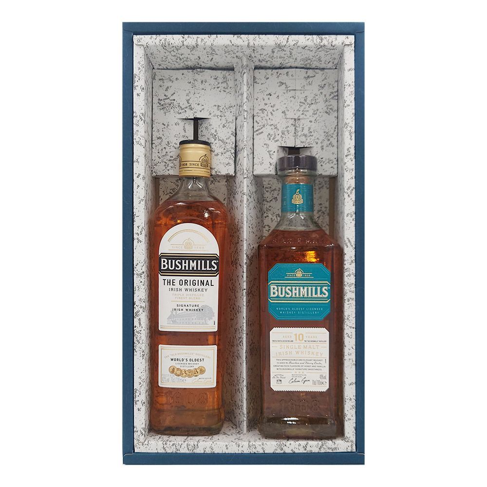 BUSHMILLS 10年 & 12年 シングルモルトウイスキーセット BUSHMILLS 10年 & 12年 シングルモルトウイスキーセット