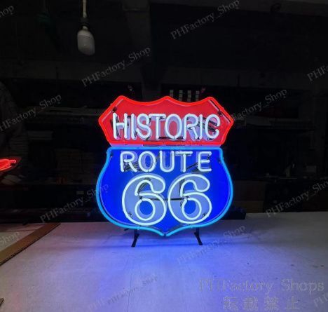 R66 ルート66ヒストリック ネオンサイン デザイン ネオン管 店舗装飾