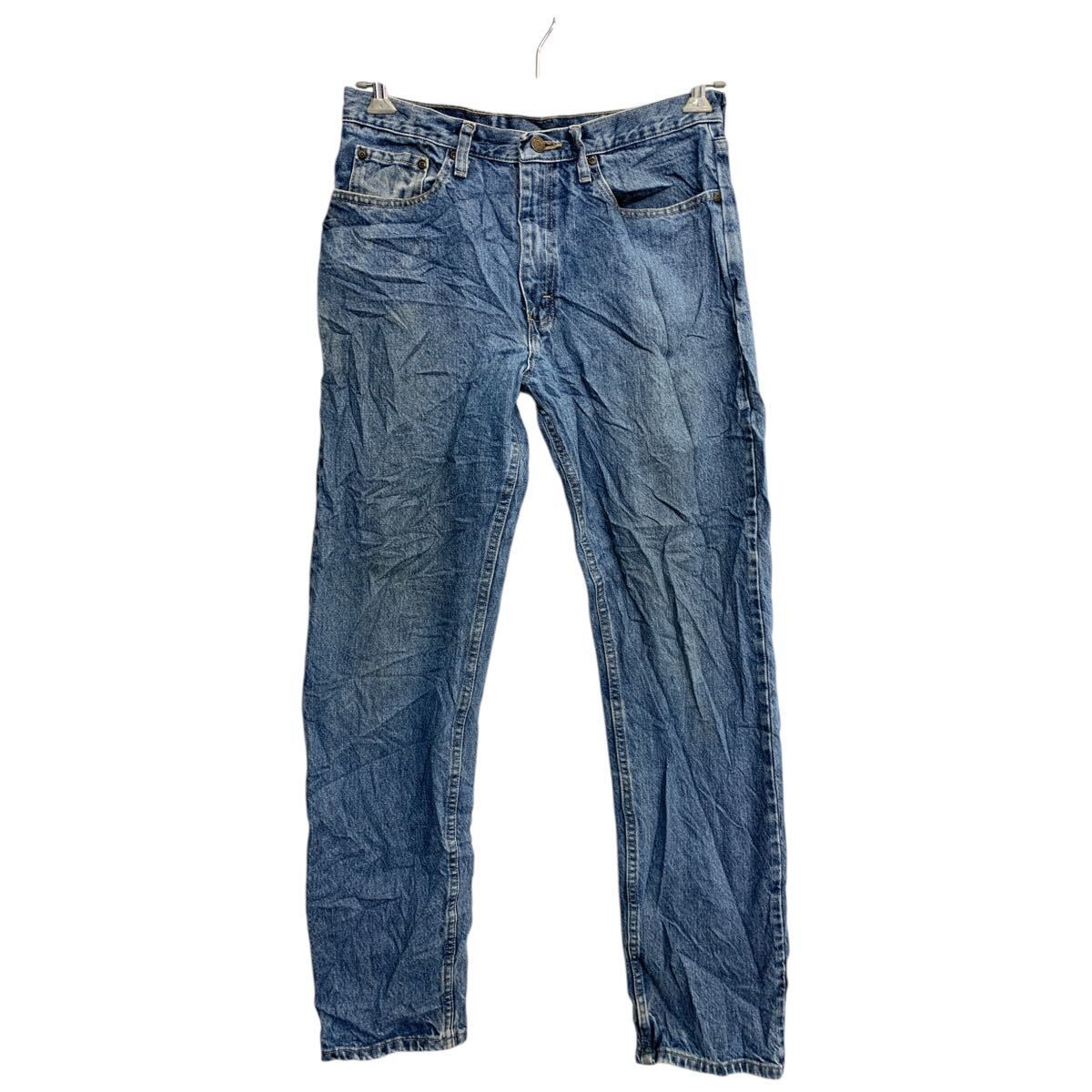 Wrangler デニムパンツ W32 ラングラー レギュラーフィット ブルー コットン メキシコ製 古着卸 アメリカ仕入 2501-494