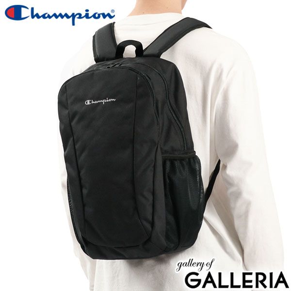 セール20%OFF チャンピオン リュック レディース メンズ 大容量 リュックサック Champion 通学 通勤 軽い A4 B4 おしゃれ 中学生 高校生 男子 女子 68205 ブラック