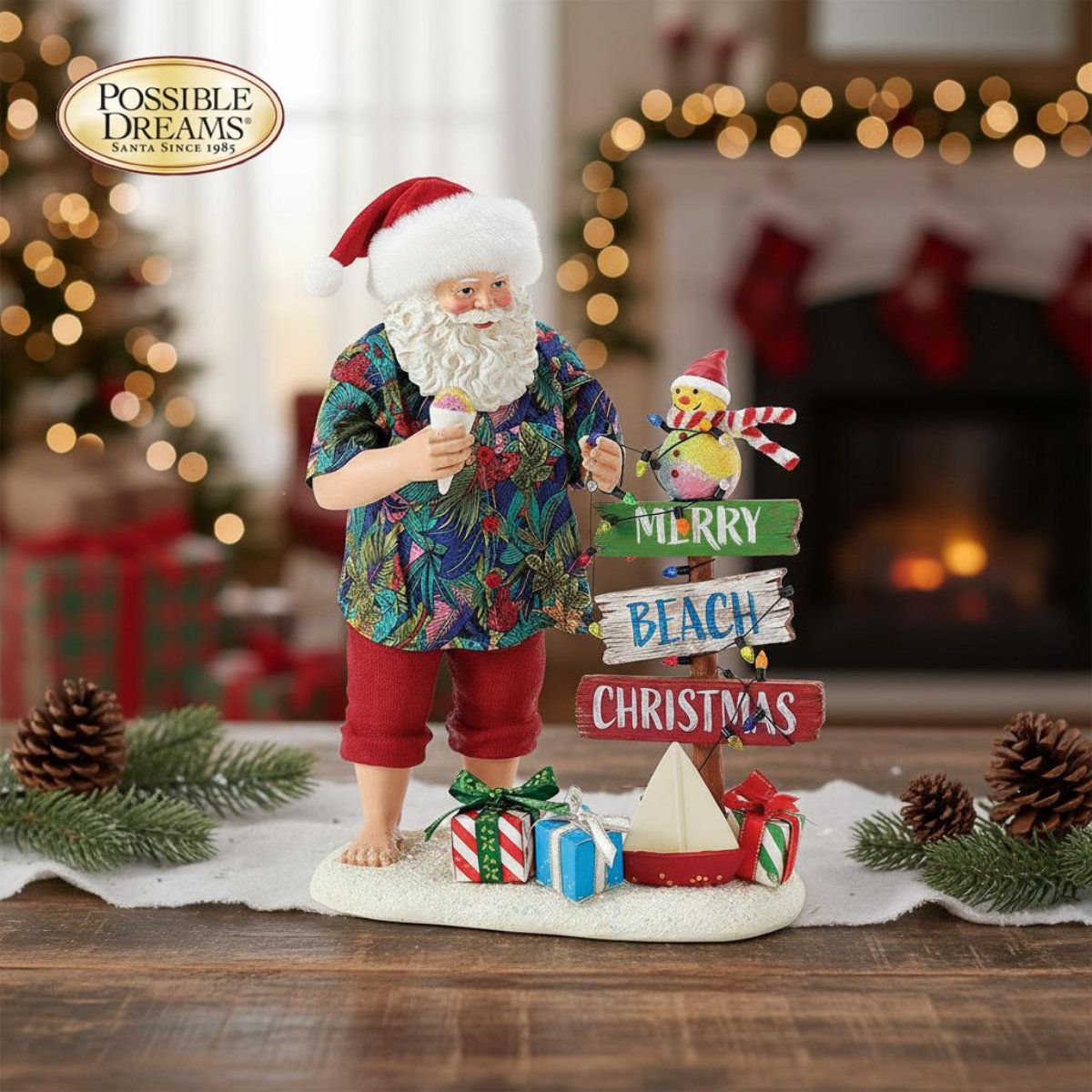 Tutti Frutti 26.7cm | サンタ サンタクロース 人形 置物 フィギュア クリスマス ホリデー Possible Dreams 正規輸入品