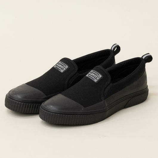 スラック レポット 27.0cm ブラック スニーカー スリッポン SL2408-003 ユニセックス おしゃれ SLACK LEPOT FOOTWEAR