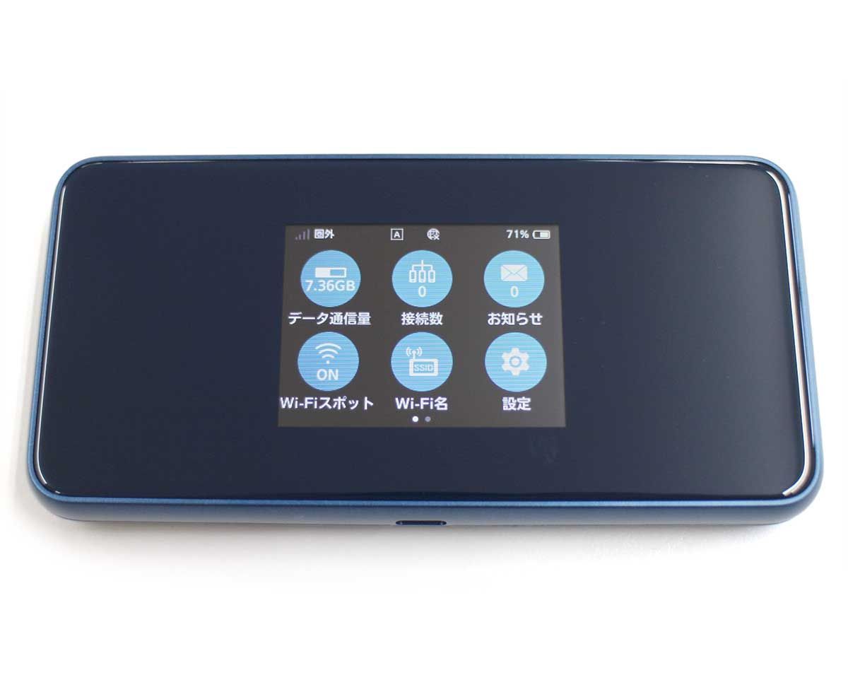 Ymobile ワイモバイル Pocket WiFi 5G A102ZT モバイルルーター ネイビー