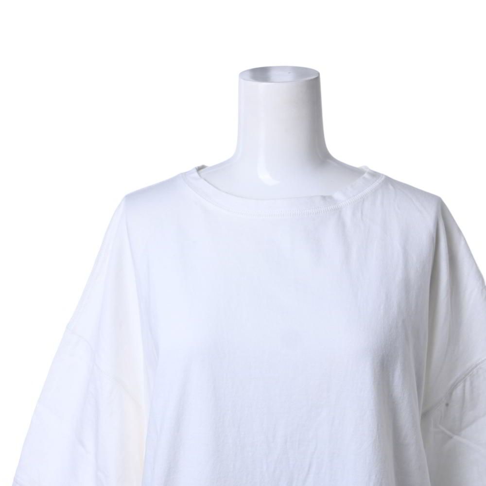 INSCRIRE バックオープン カット Tシャツ - ホワイト アンスクリア KL4BPUH238 INSCRIRE バックオープン カット Tシャツ - ホワイト アンス