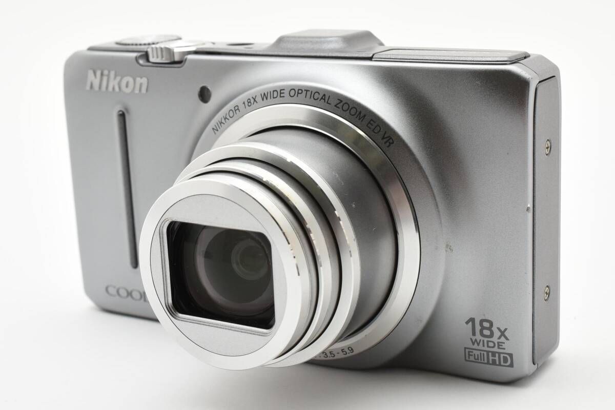 ☆ニコン Nikon COOLPIX S9300 クリスタルシルバー 充電器付属