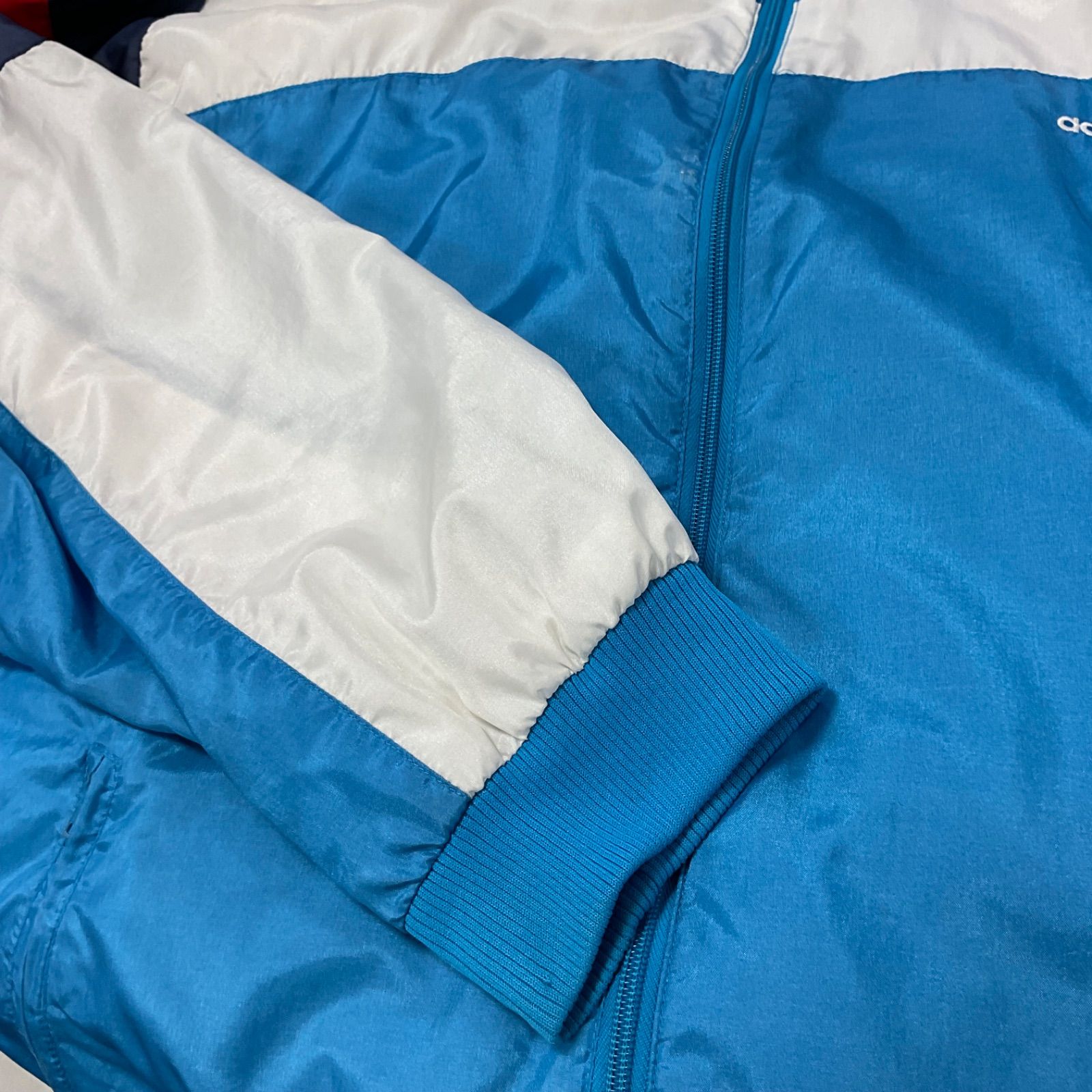 adidas アディダス ナイロンジャケット 万国旗タグ 90s メンズL