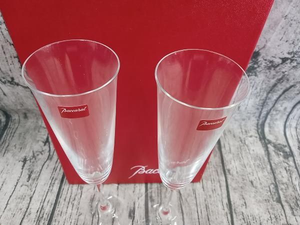 Baccarat バカラ ワイングラス 2個セット 箱付き 未使用 バカラ Baccarat バカラ ワイングラス 2個セット 箱付き 未使用 バカラ