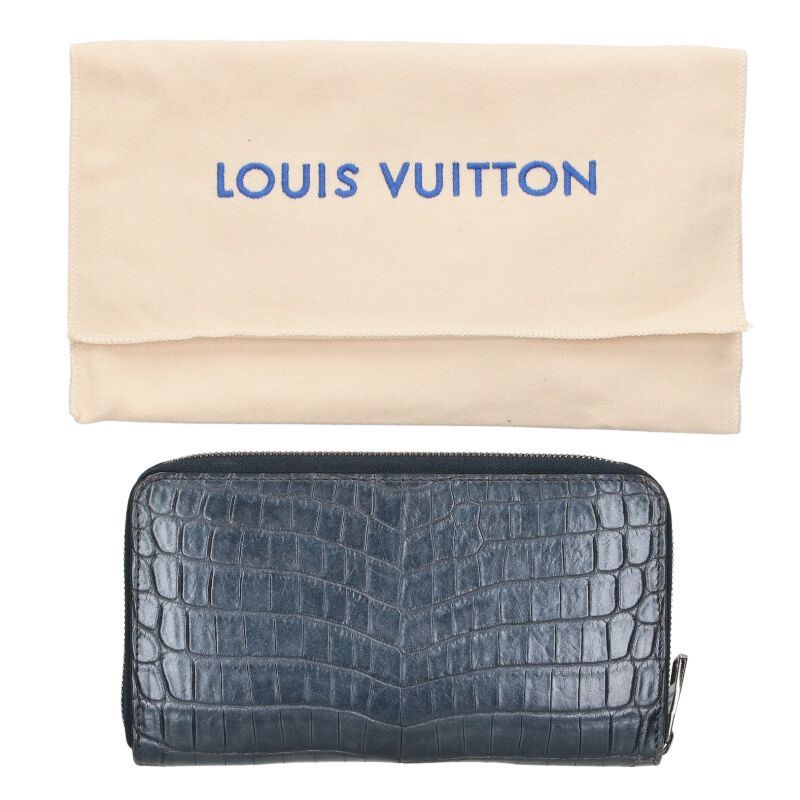 ルイヴィトン クロコ オーガナイザー ラウンドジップ レザー ルイヴィトン ジッピー・オーガナイザー クロコダイルレザーラウンド