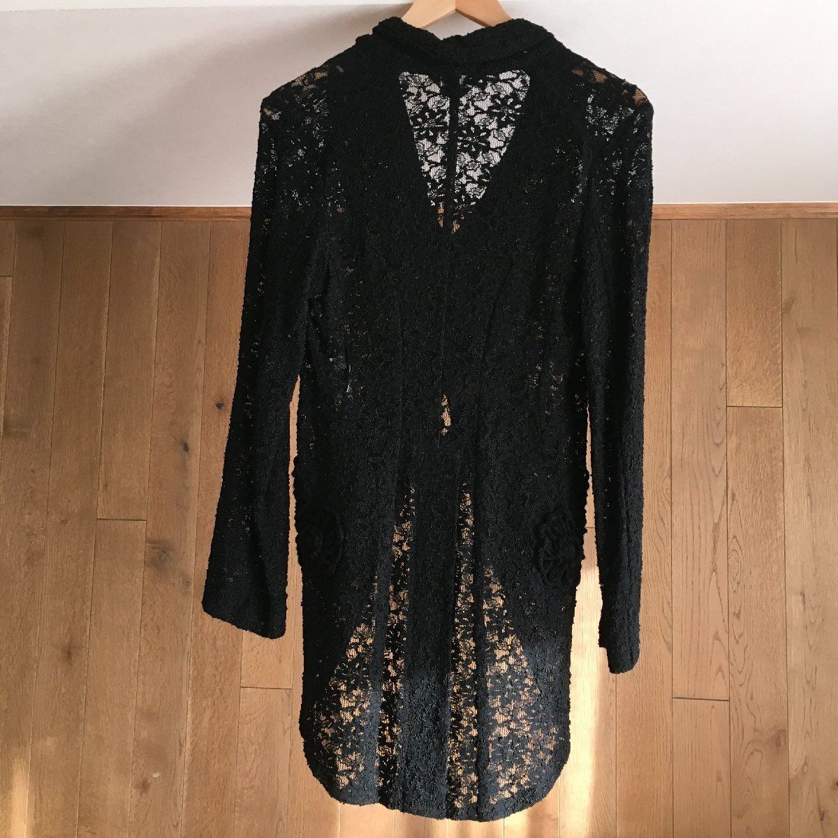 美品AD2011 COMME des GARCONSレース　フラワー　ジャケット 美品 AD2011 COMME des GARCONSコムデギャルソン 総レース
