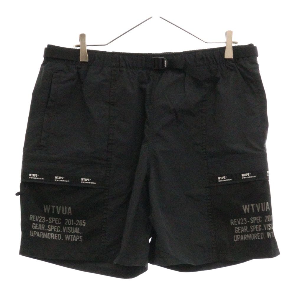WTAPS ダブルタップス 22SS TRACKS SHORTS NYLON TUSSAH 221BRDT-PTM07 トラック ショーツ ハーフパンツ ブラック