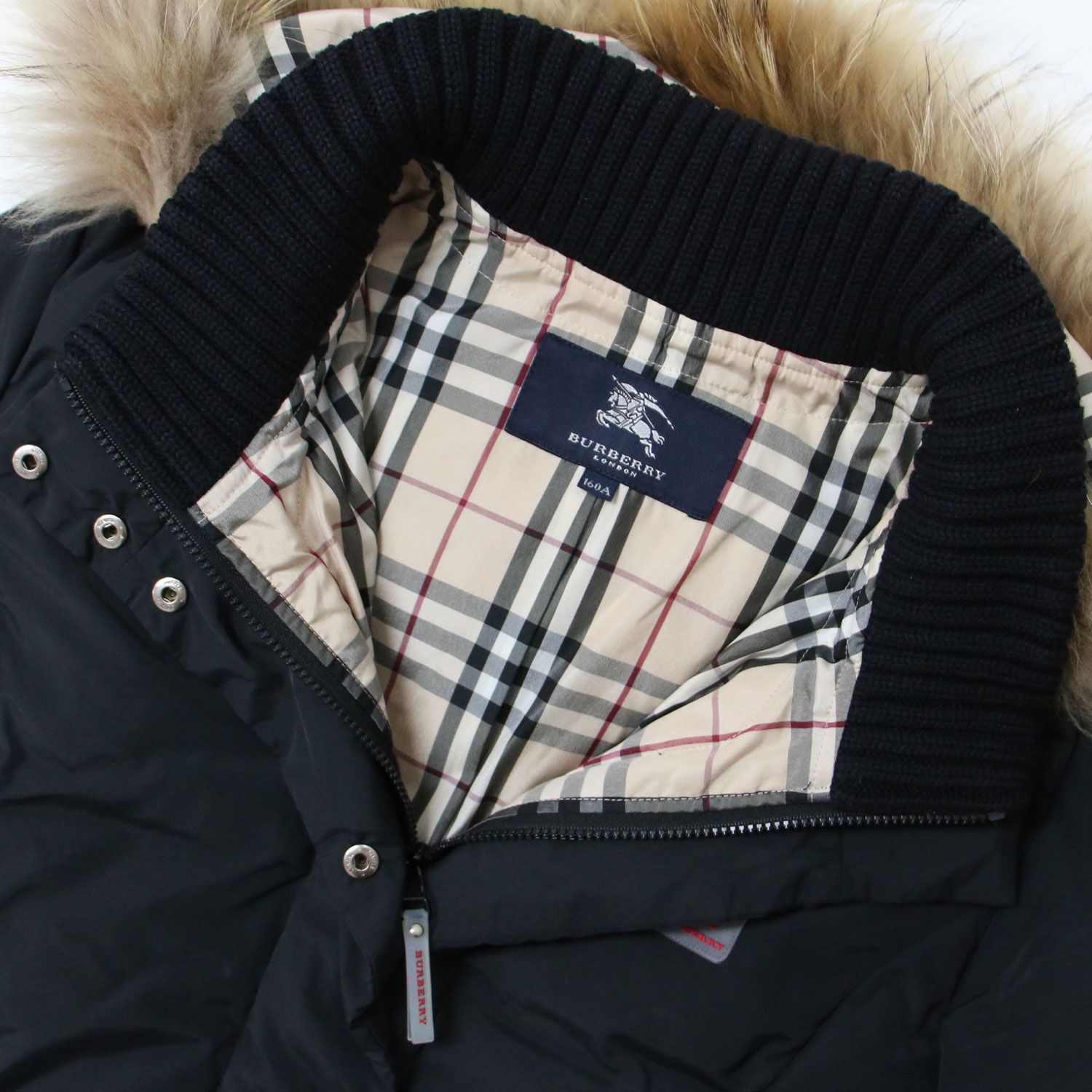 美品 BURBERRY LONDON バーバリー ロンドン ジャケット ブラック 黒  