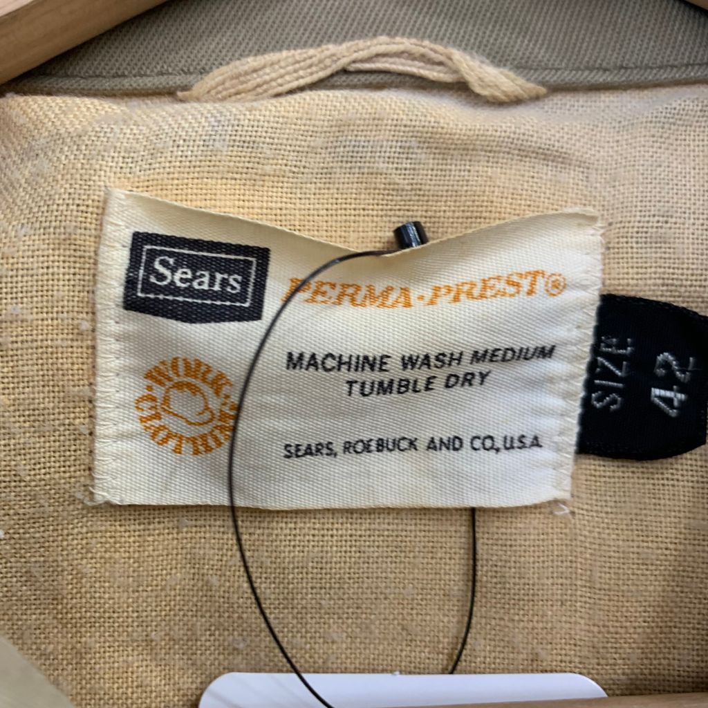 70s シアーズ Sears ROEBUCK スイングトップ サンドベージュ 42 サイズ No.I389