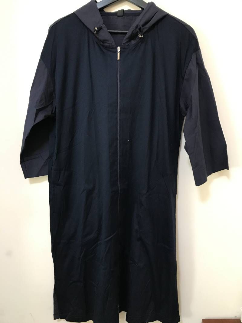 MUSE BY ROCHAS Premiere レリアン 薄手コート ネイビー 9号