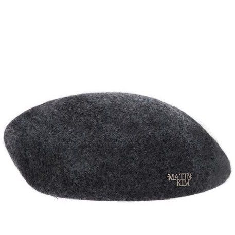 ハンチング/ベレー帽【即完売・入手困難】Matin Kim ベレー帽 グレー タグ付き 帽子
