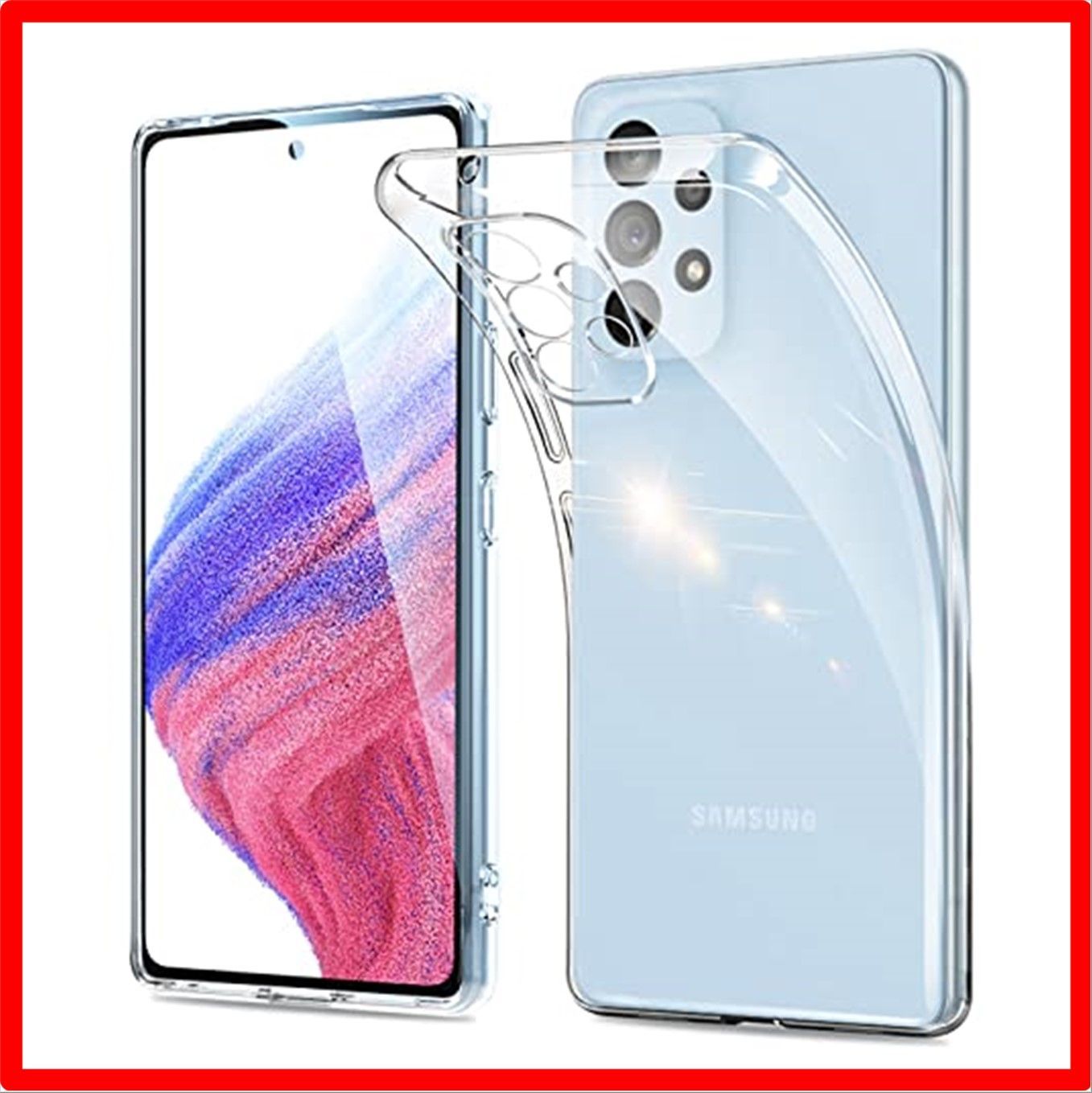 匿名配送】 Galaxy A53 5G_透明 Galaxy A53 5G ケース クリア SC-53C