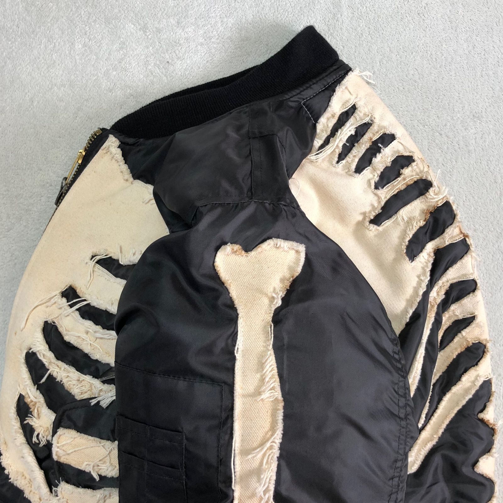Yutaka Someya Human bone jacket MA-1 ボンバージャケット