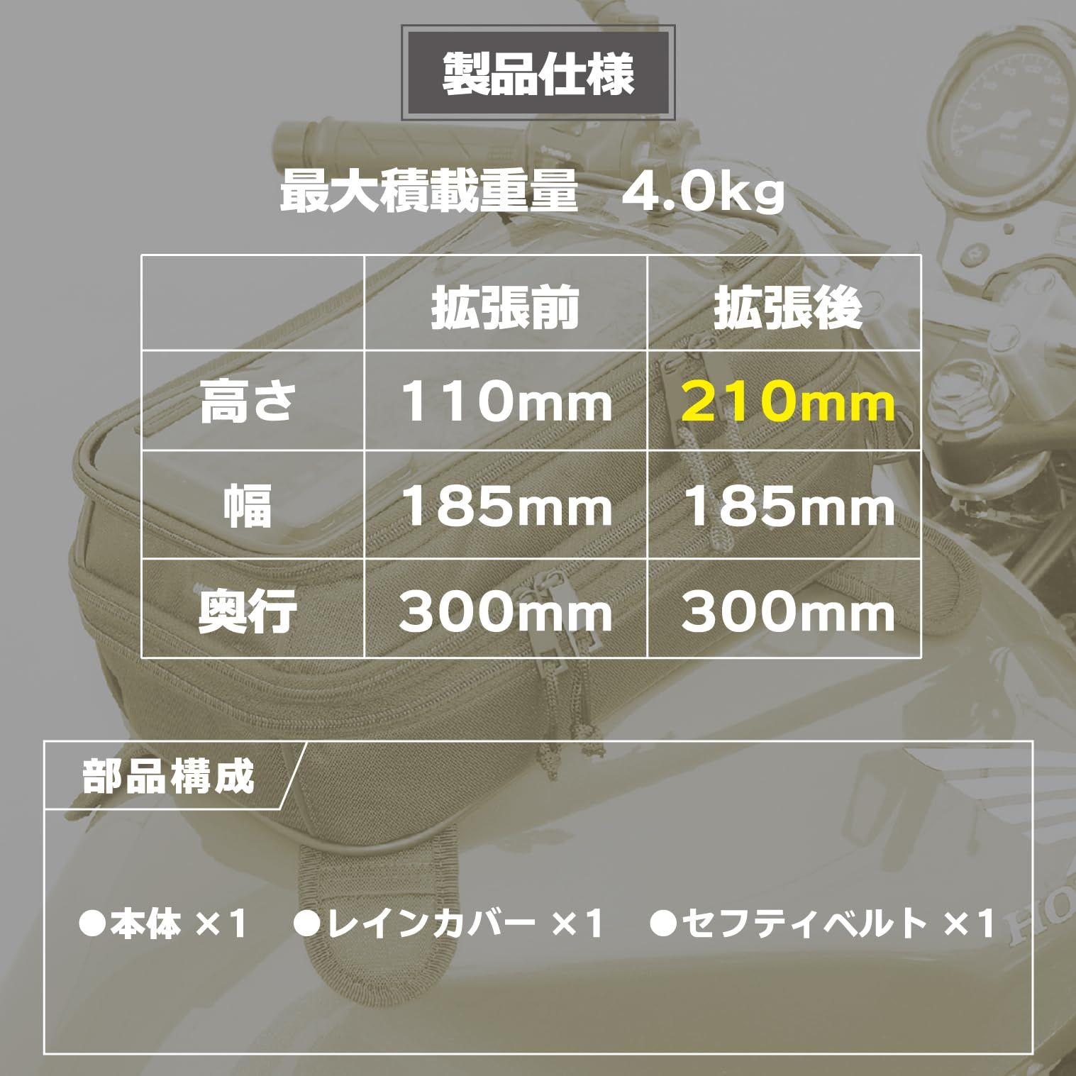 MOTOFIZZ ブラック