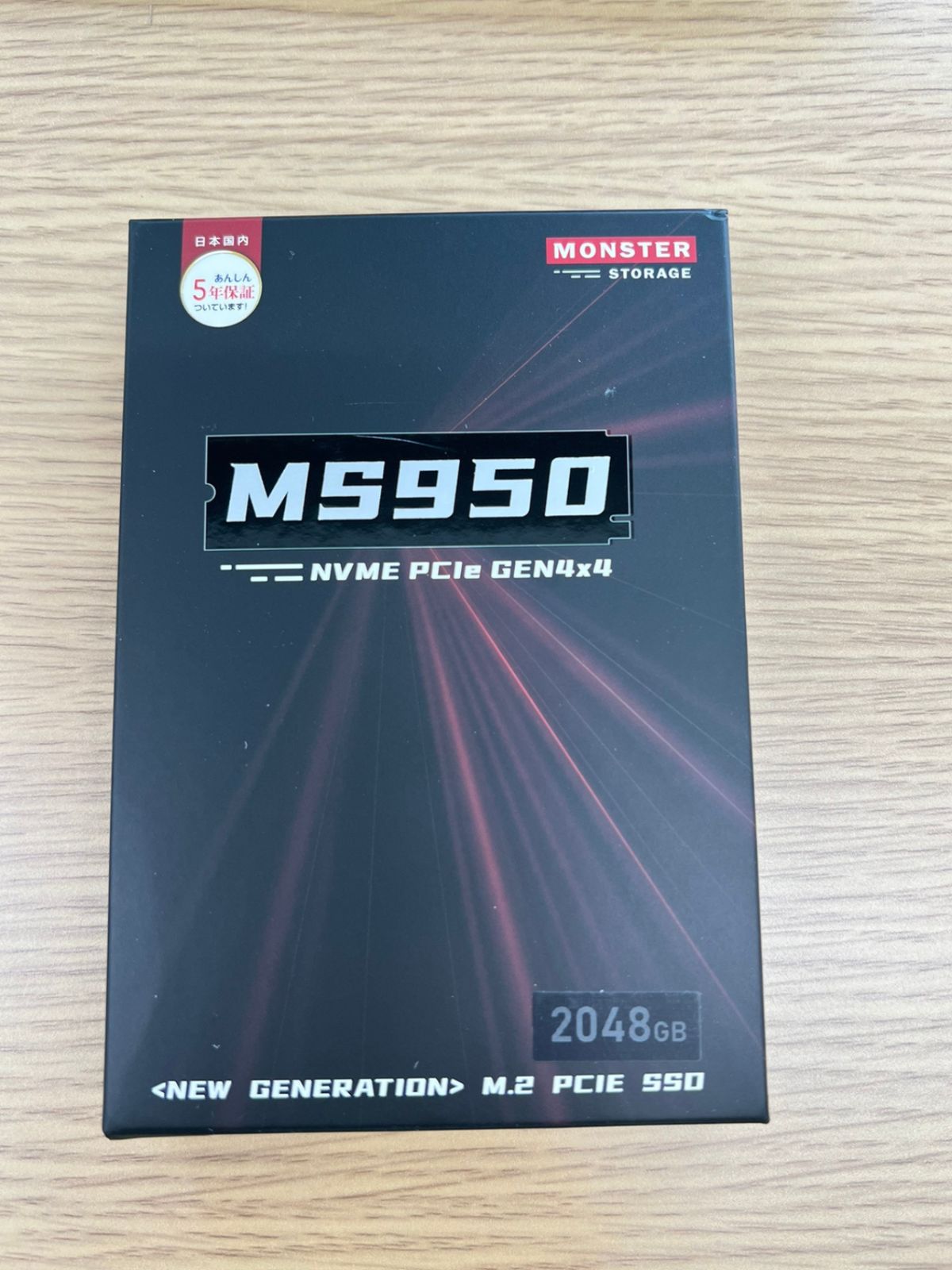 Monster Storage 2TB NVMe SSD MS950 - PCパーツ