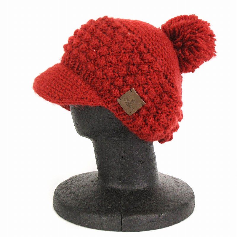 新品 Vivienne Westwood 帽子 キャスケット ヴィヴィアンウエストウッド Vivienne Westwood ニット帽