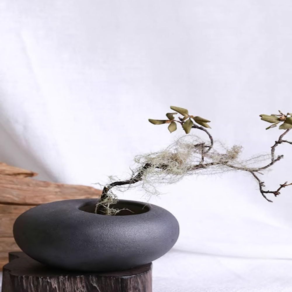 輪花　骨董　花器　水盤　鉢　いけばな　華道 mpg-2843.jpg