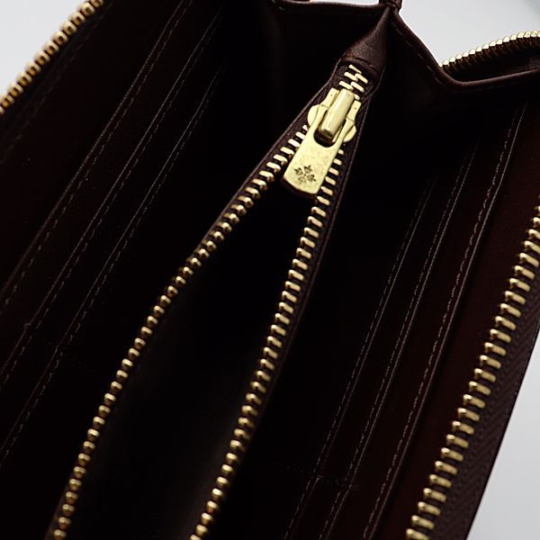 箱付き 美品 パテック フィリップ 長財布 ブラウンカラー メンズ