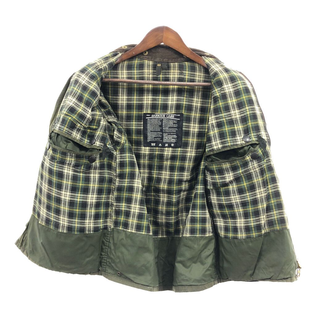 Barbour バブアー BEDALEビデイル オイルドジャケット グリーン (メンズ S相当) 中古 古着 Q3563 Barbour バブアー BEDALEビデイル オイルドジャケット グリーン
