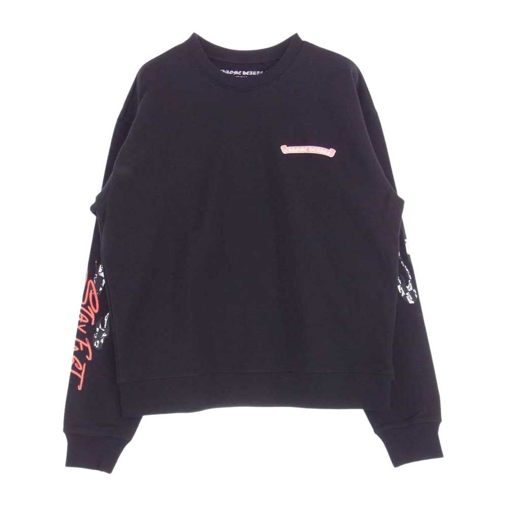 CHROME HEARTS クロムハーツ（原本無） スウェット 22SS MATTY BOY Stay Fast Crewneck マッティボーイ  ステイ ファスト クルーネック ブラック系 M【中古】 - メルカリ