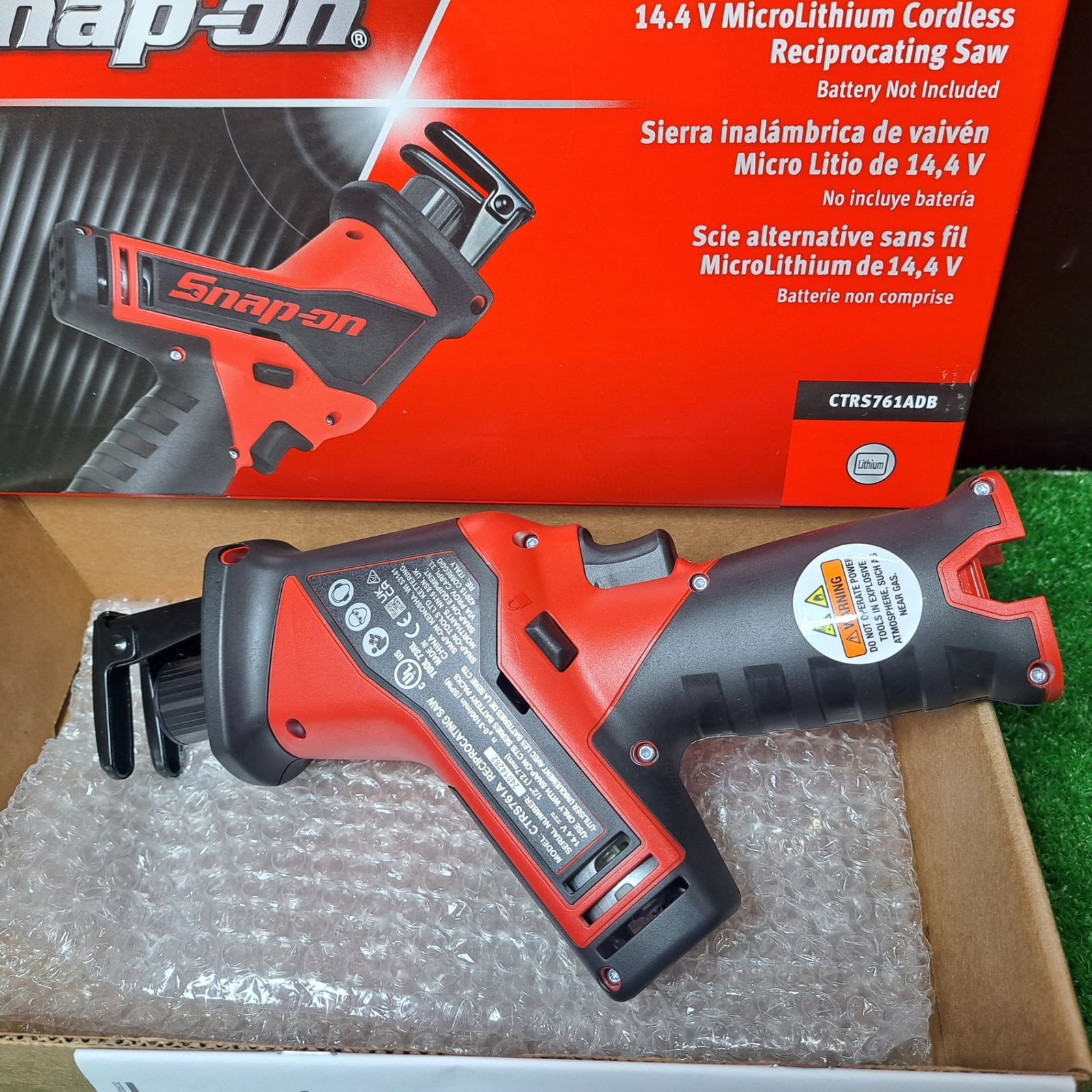 スナップオン Snap-on 14.4Vレシプロソー CTRS761ADB レッド 本体のみ 岩槻店