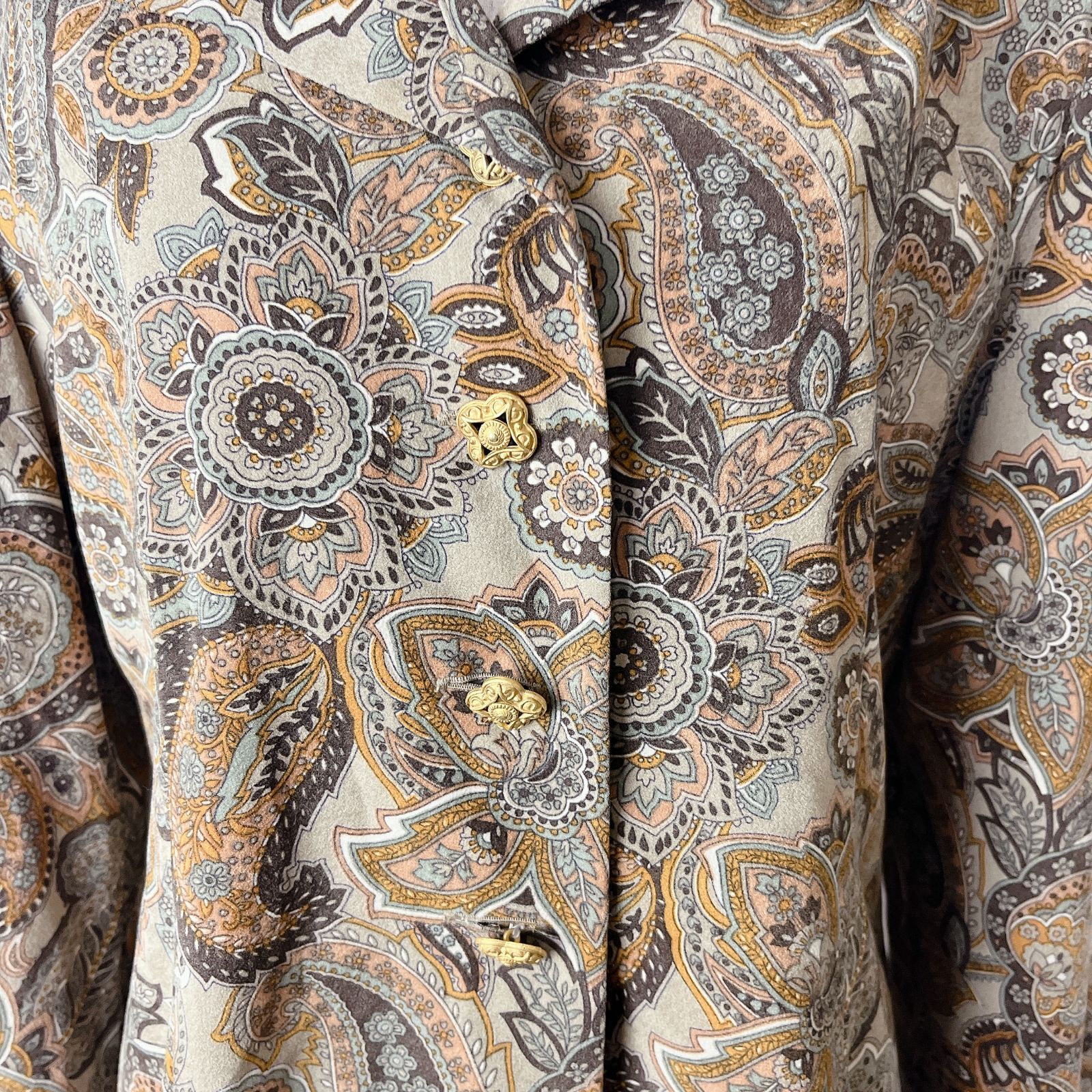 Leilian 総柄ジャケット レリアン 総柄 ジャケット ペイズリー柄 レリアン ペイズリー柄 ジャケット|mercariメルカリ官方指定廠商