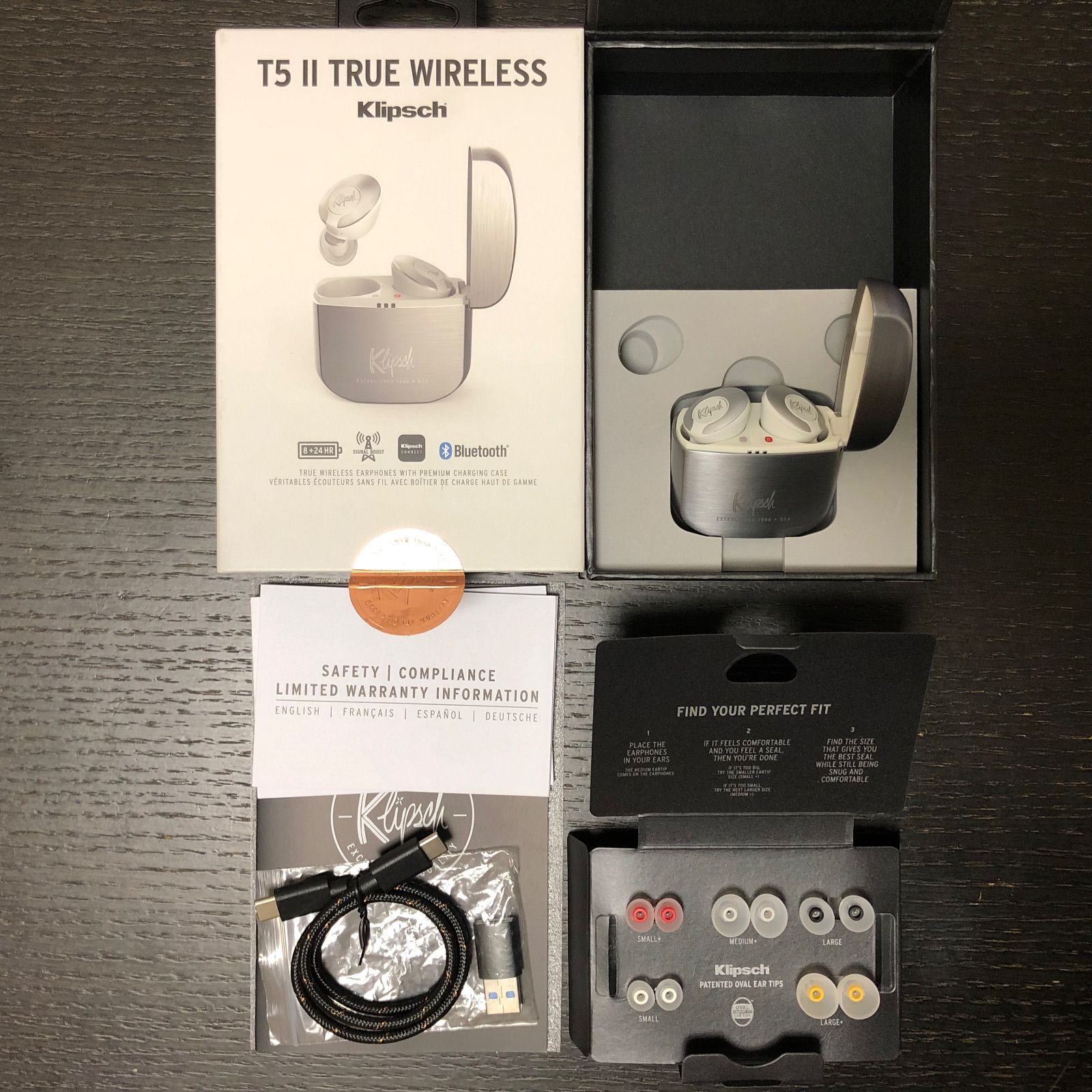 ジャンク】Klipsch T5 II True Wireless フルワイヤレス イヤホン（シルバー）（並行輸入品） - メルカリ