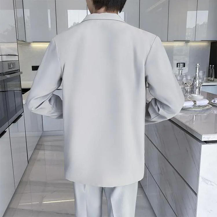 セットアップ スーツ 4色 XS-3XL 五分袖 結婚式 23zm02 シングルスタイリッシュフォーマル【A体】【清涼】【トール