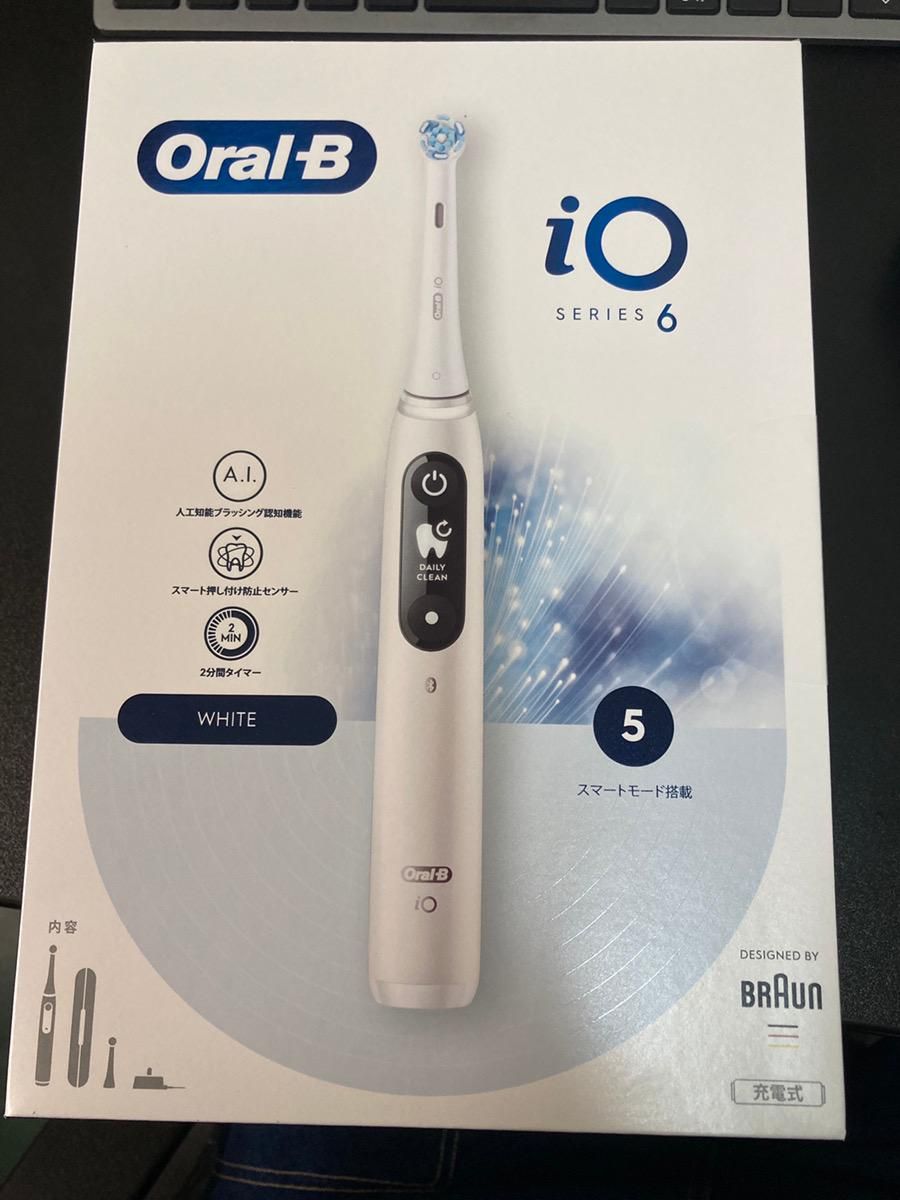 2営業日で発送 BRAUN ブラウン 遠心マイクロモーション搭載 充電式電動歯ブラシ オーラルB iO6 iOM62I61KWT