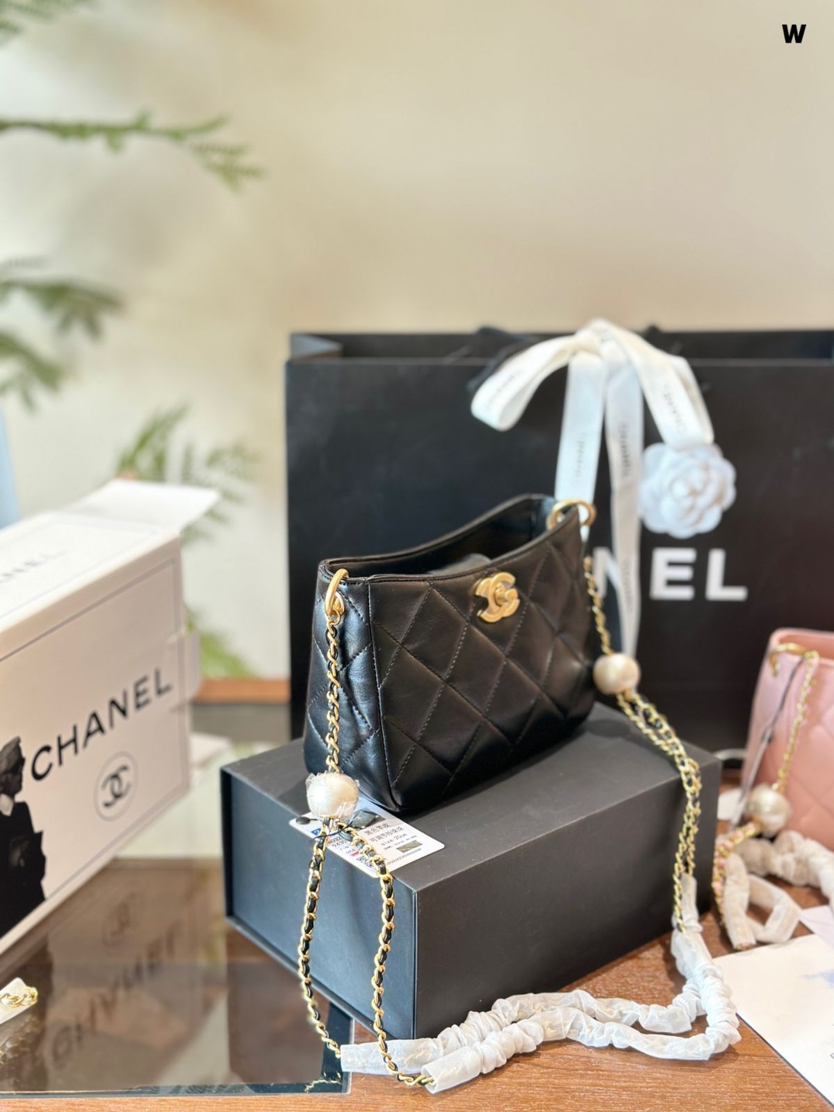 【パールでより上品に♪】CHANEL ハンドバッグ 楽天市場】シャネル パール バッグの通販