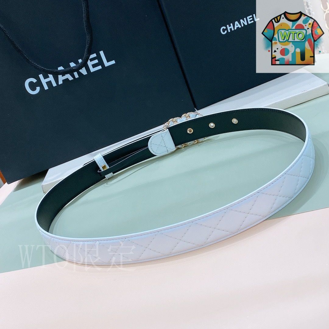 【エレガントなデザイン☆】CHANEL レザーサッシュベルト☆ 今日特価】Chanel シャネル レザーベルト - メルカリ