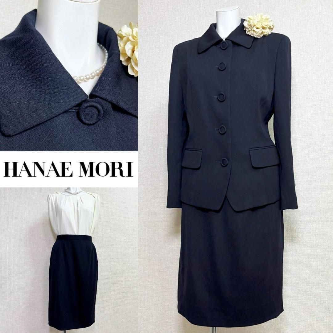 ◯当日発送 ハナエモリ 礼服 角襟 シャープな印象
